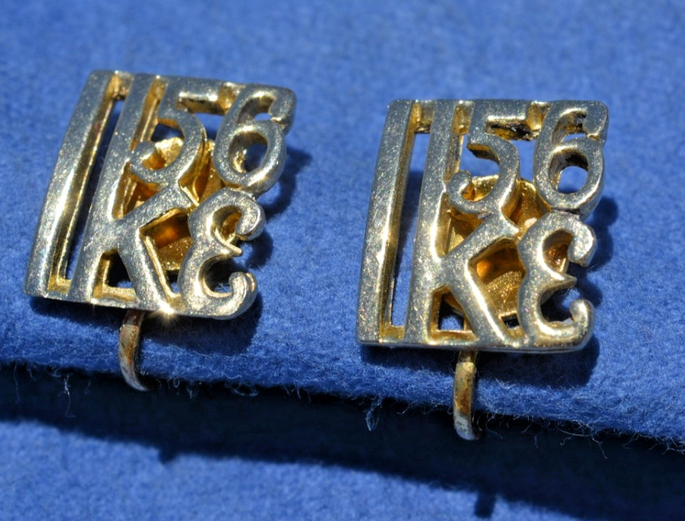 Dwight Eisenhower IKE 1956 Presidential Political Campaign Election Earring set