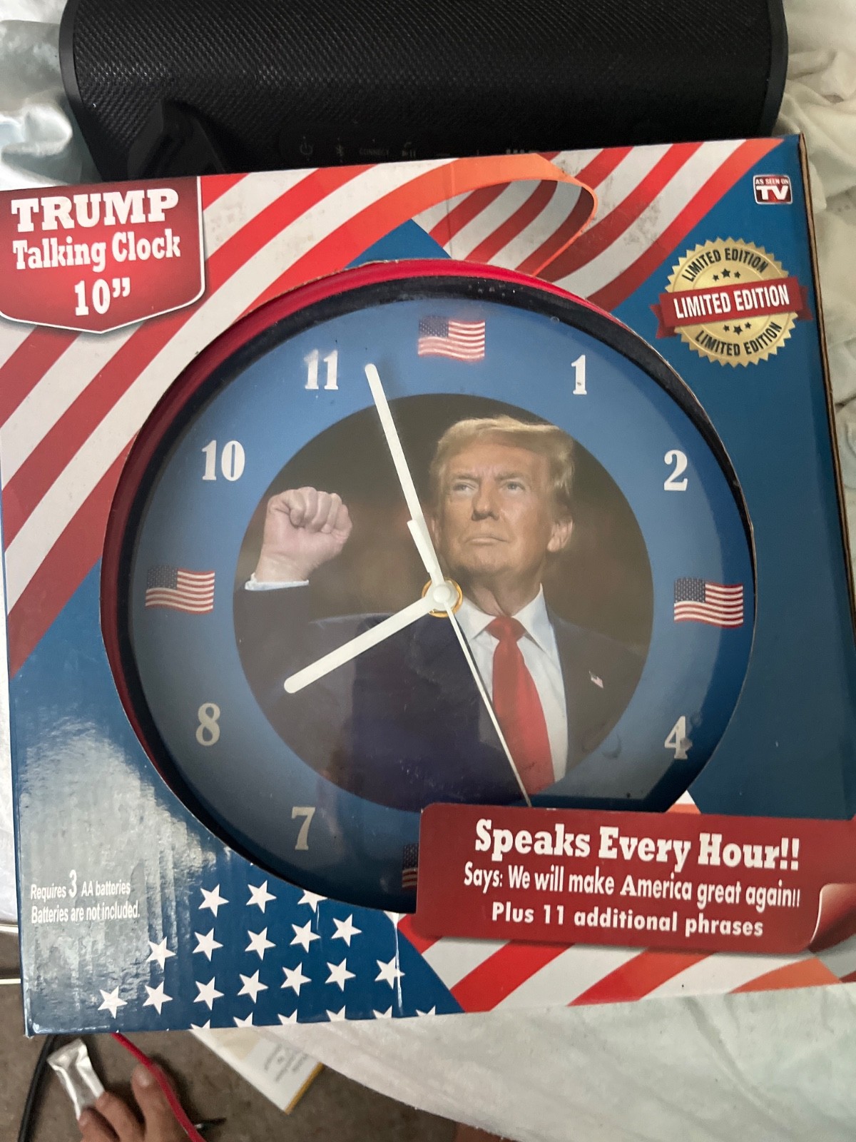 President Donald Trump Talking Clock We Will Make America Great Again 12 phrases