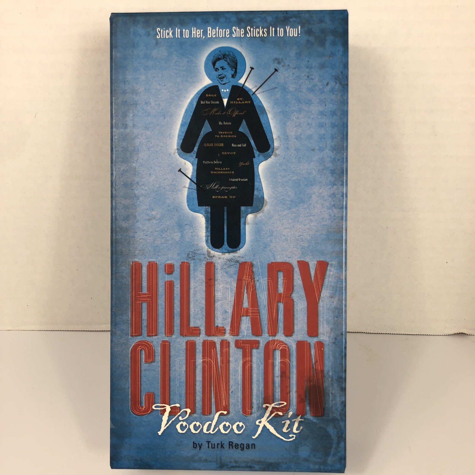 Toy Hillary Clinton Voodoo Doll Kit 2007 Handbook Liberal Democrat Collectable