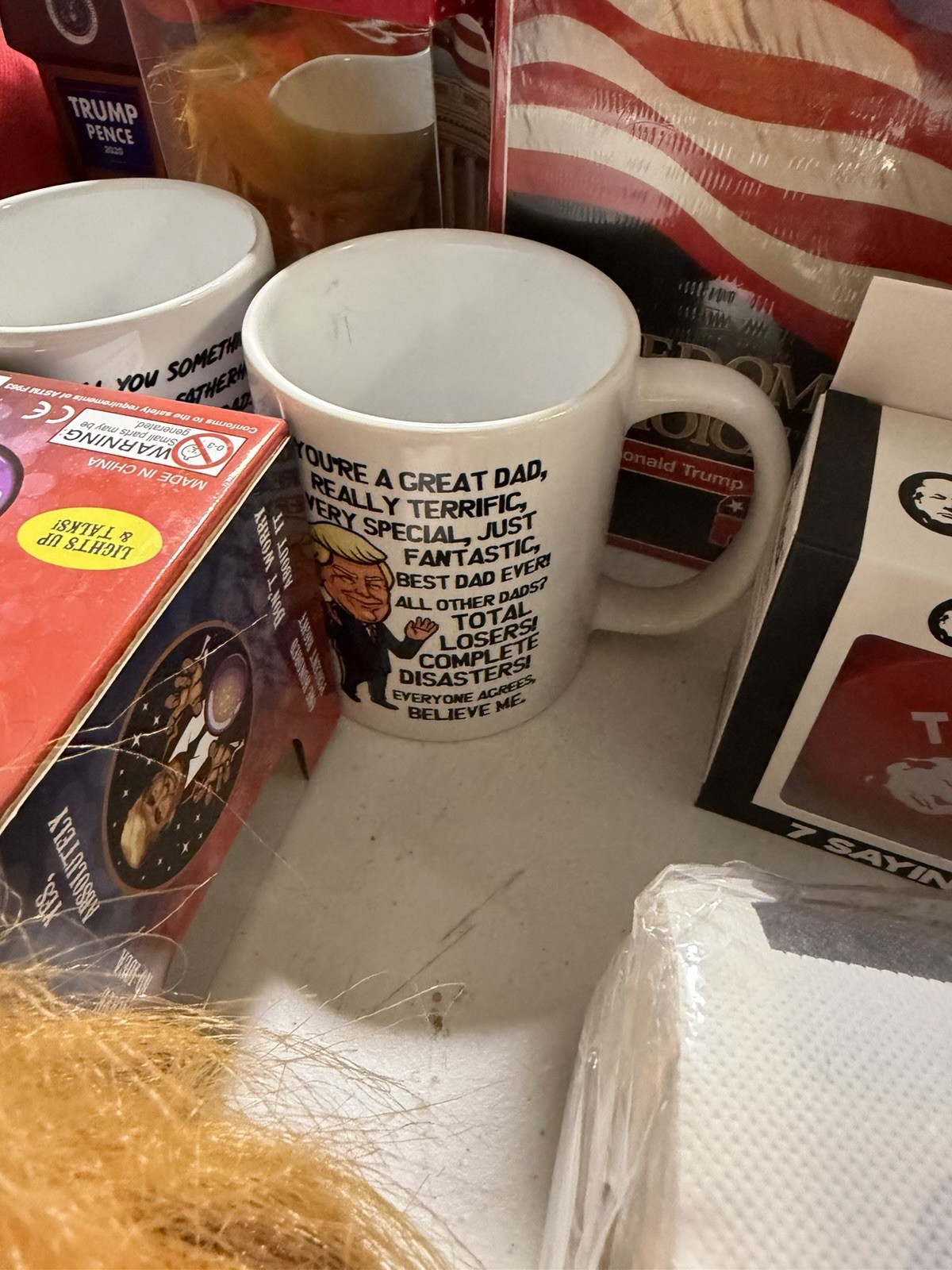 Large President Donald Trump Memorabilia and Novelty Lot Bundle 45-47 USA