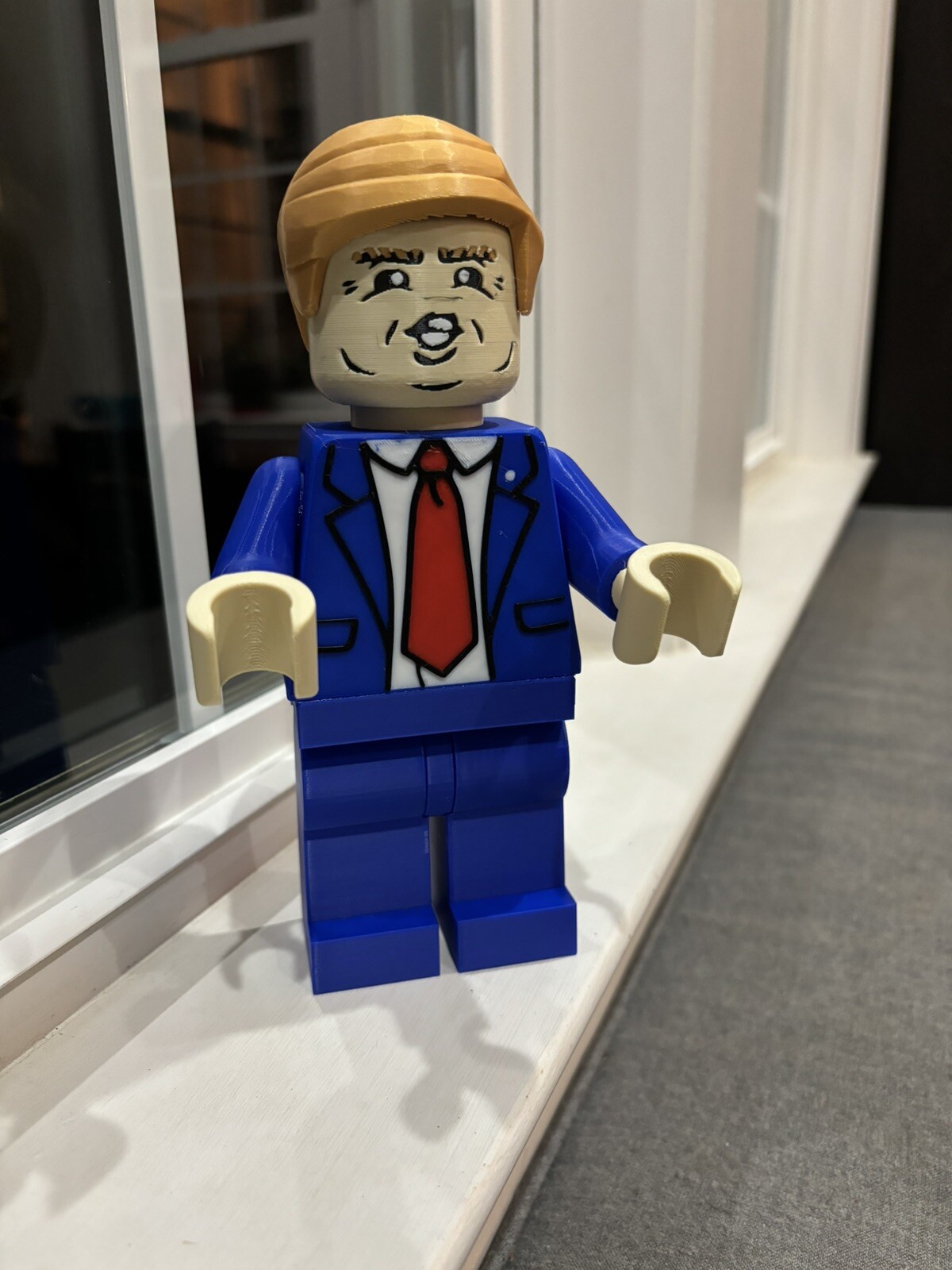 3D Printed Donald Trump Lego Man Figure