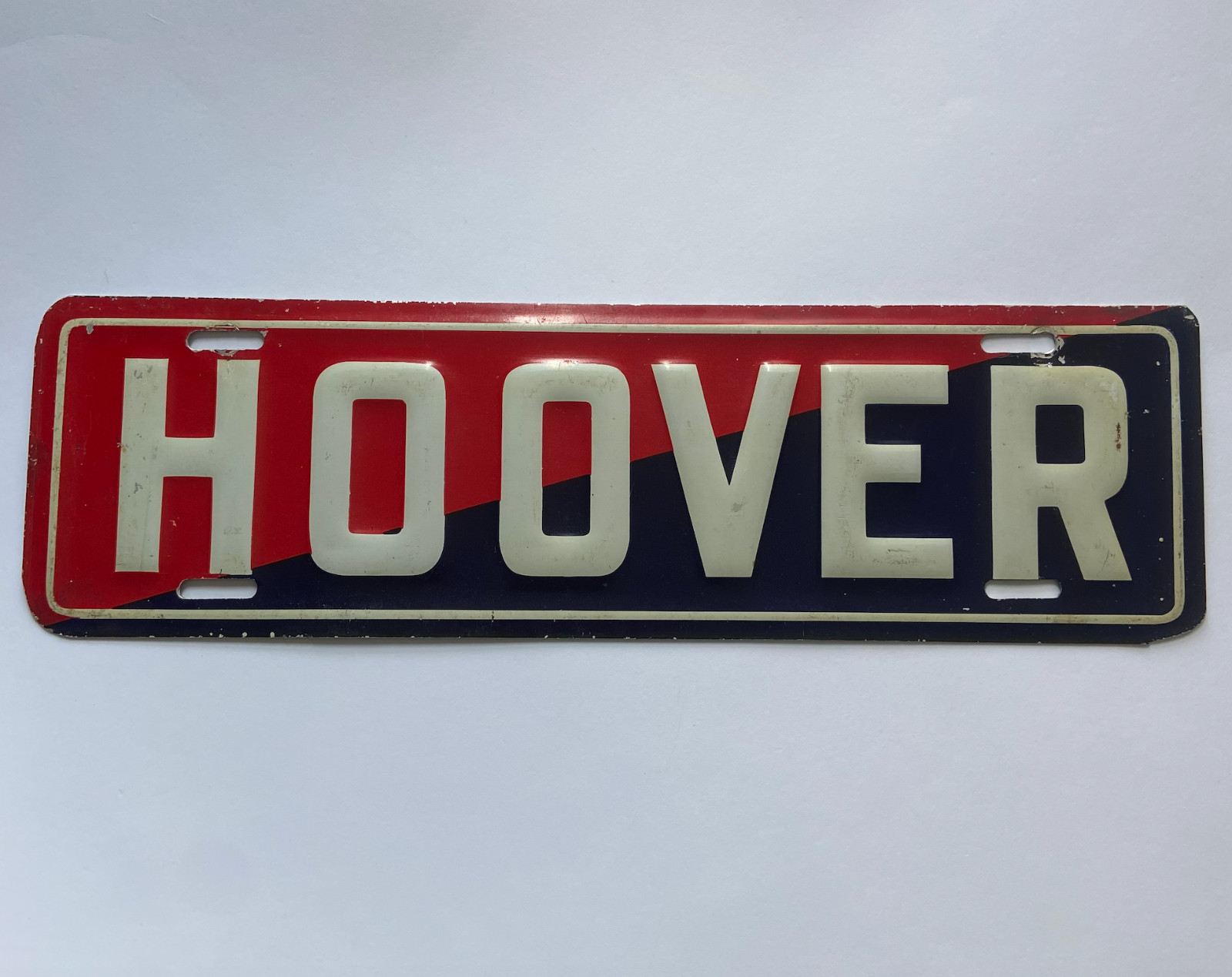 Herbert Hoover License Plate Topper 1928 Republican Authentic Attachment Curtis