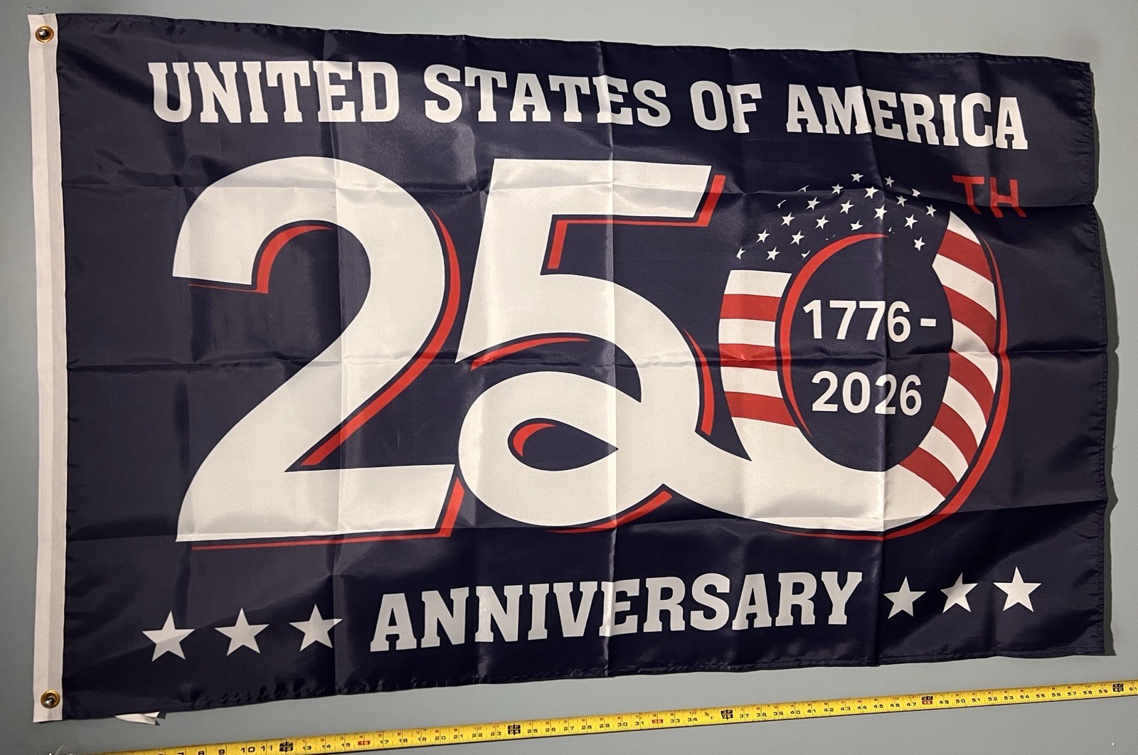United States 250 Year Anniversary 1776-2026 Flag FREE USA SHIP Freedom Sign 3×5