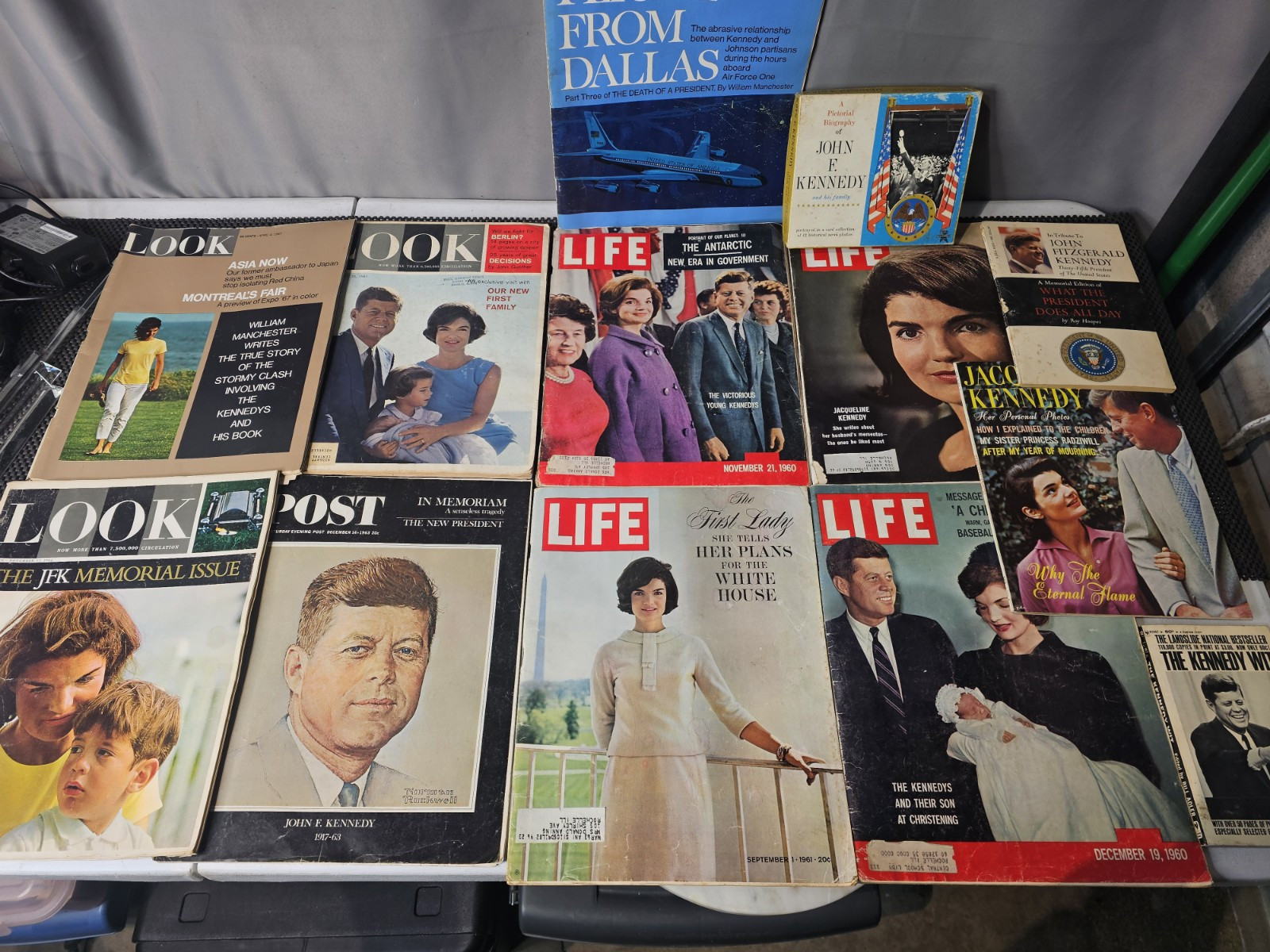 John F Kennedy JFK Lot Assassination Campaign Newspapers Magazines
