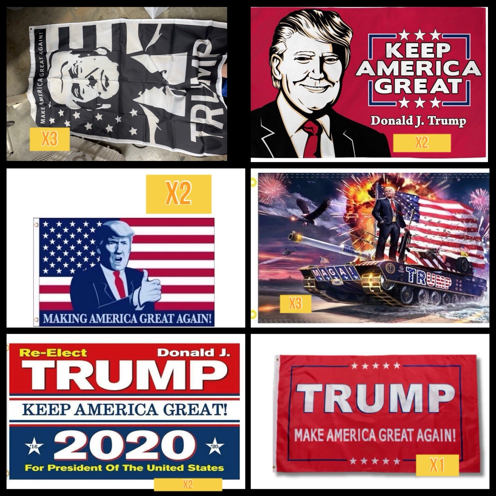 13 Trump Patriot 4×6 Flags POTUS Republican MAGA Reseller Funny Gift