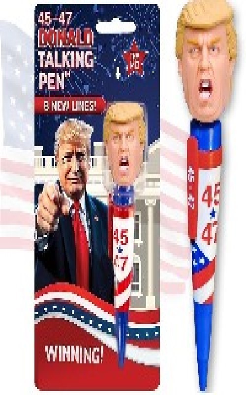 Donald Trump Talking Pen – 45th and 47th President with 8 iconic messages