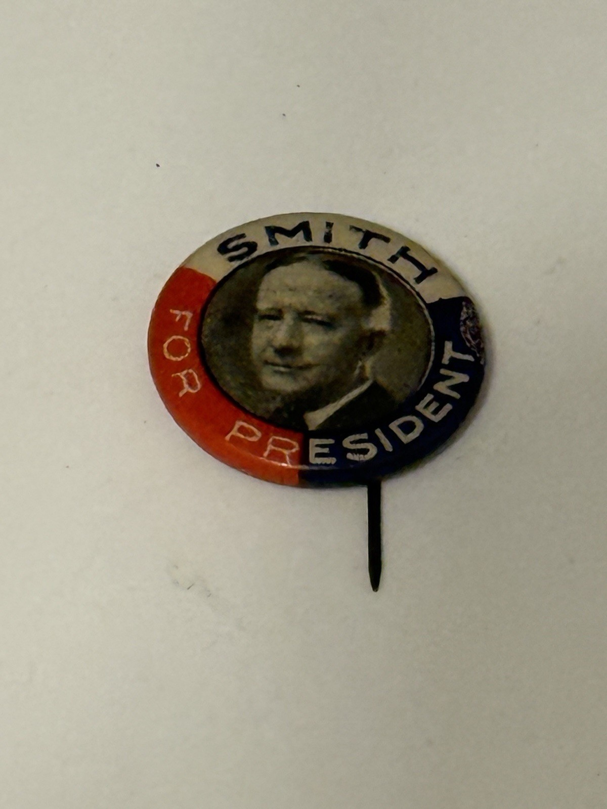 Al Smith for President Classic Design 1928 Political Campaign Pin Al Smith