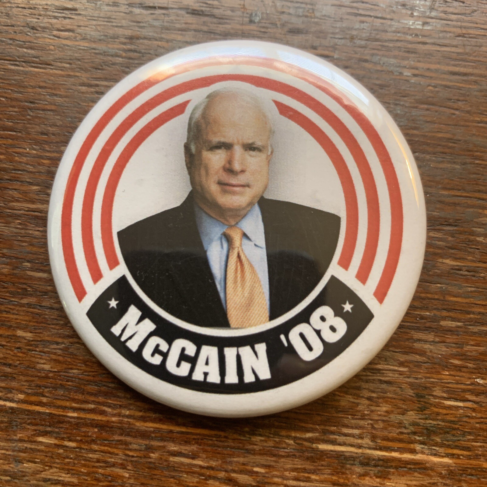 John McCain 2008 Presidential Campaign Pinback Button