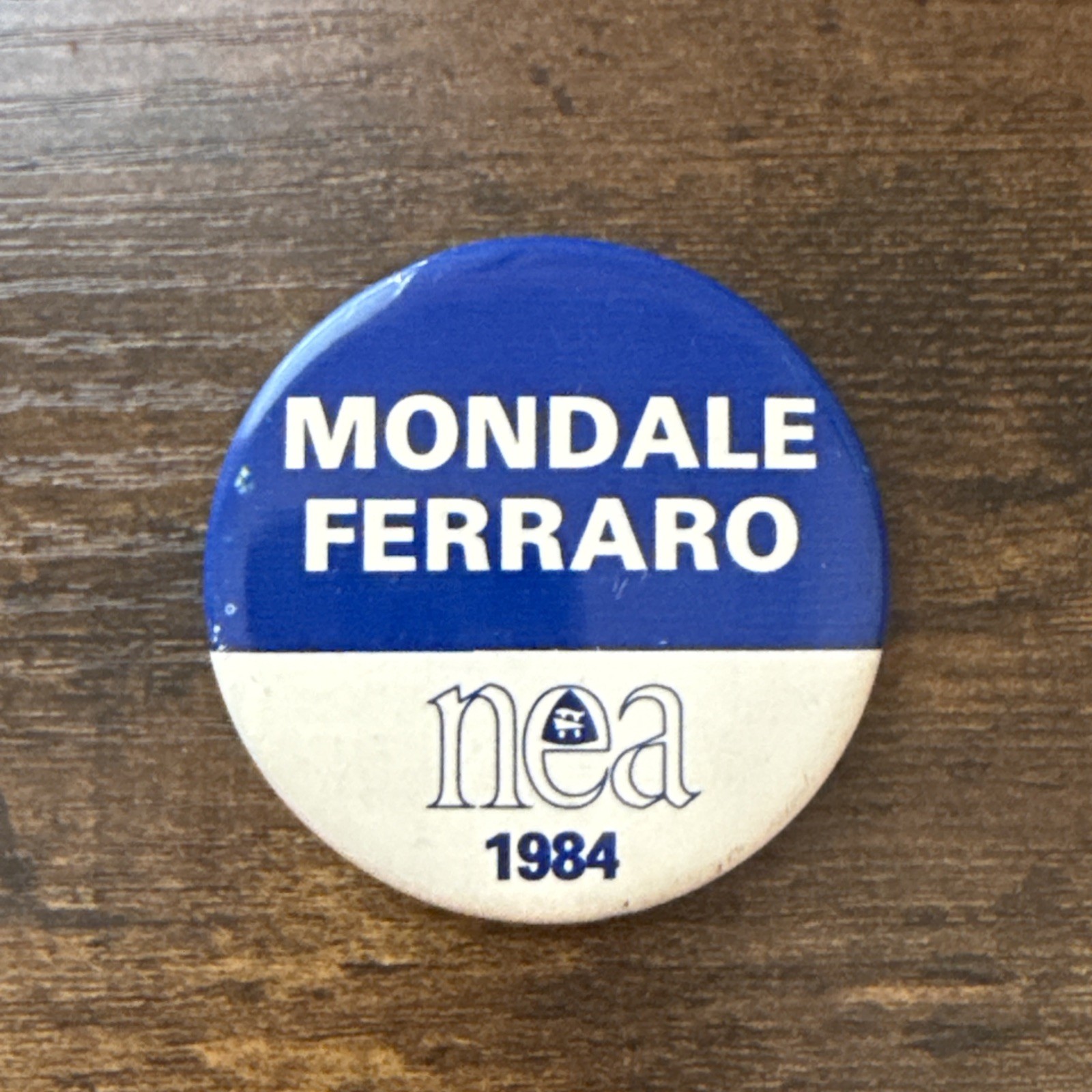 Walter Mondale “NEA-1984” Political Button