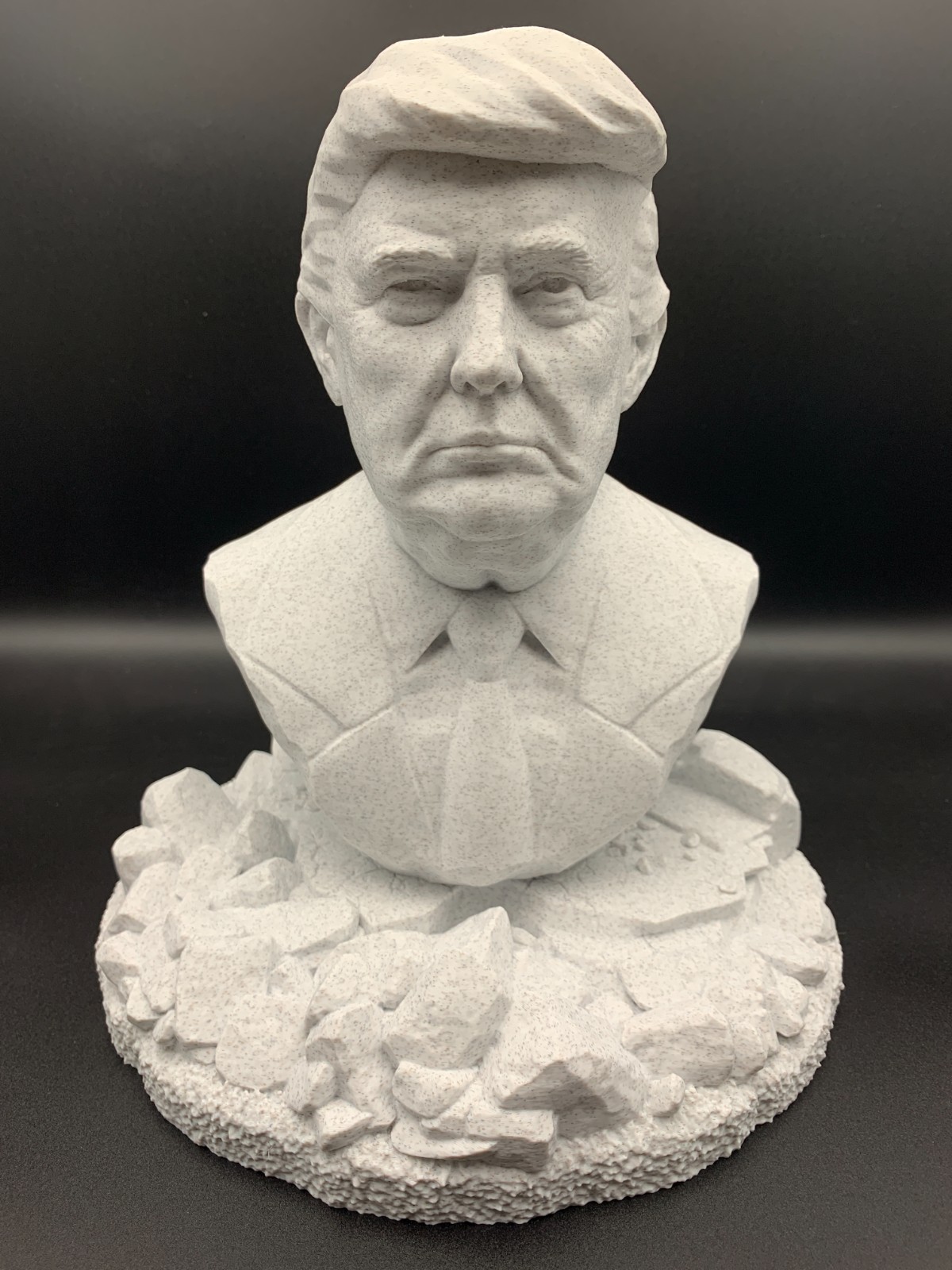 Donald Trump Marble Finish Statue 10 Inch Bust