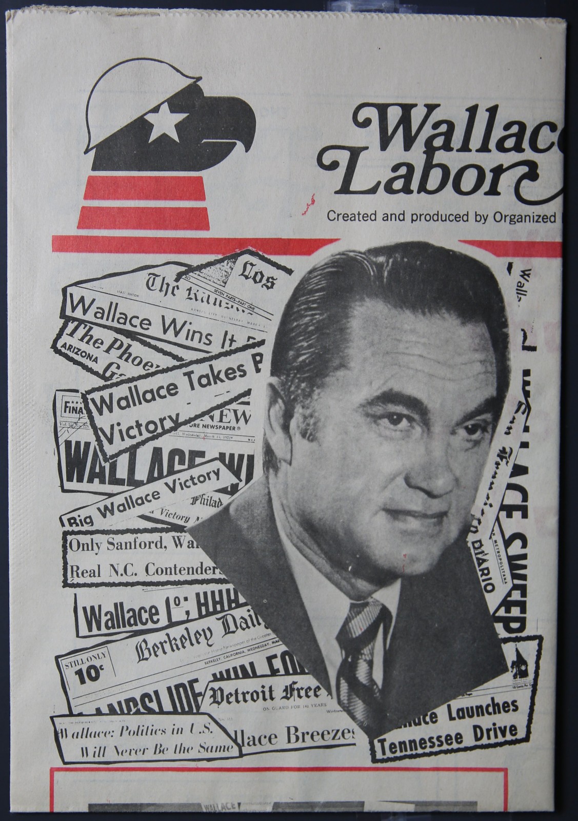 Political Campaign – George Wallace For President – Labor Action M449