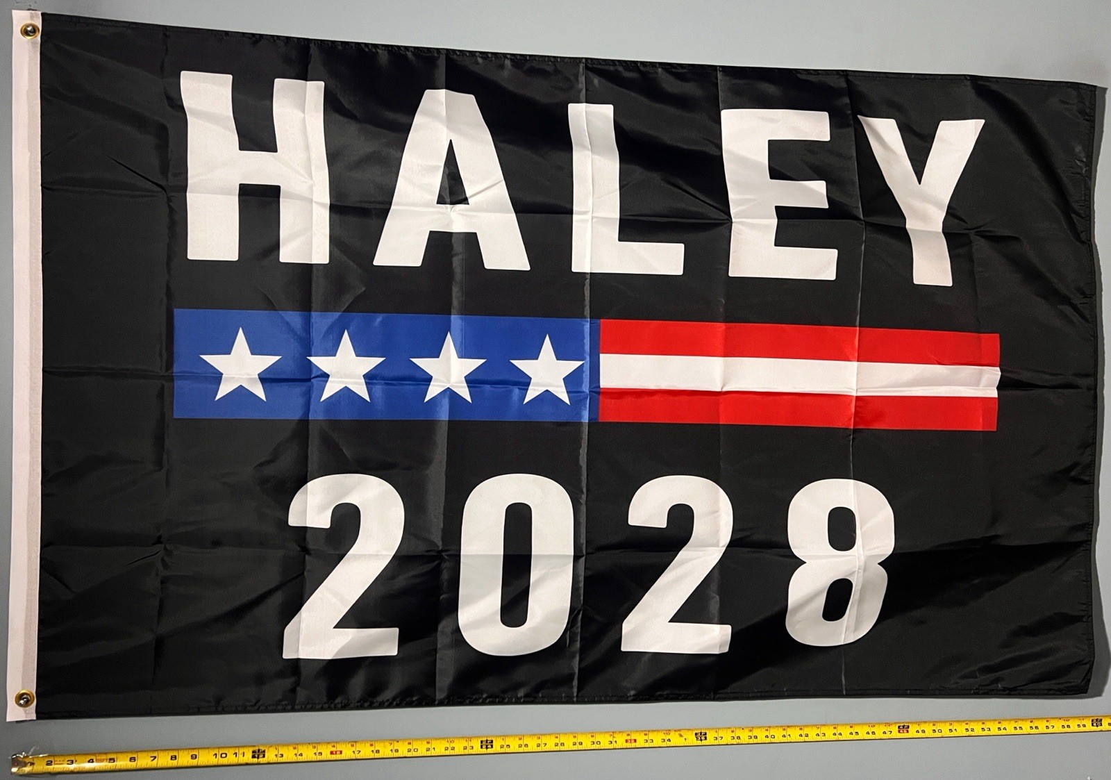 Nikki Haley President 2028 FLAG FREE USA SHIP Republican Elect America Sign 3×5’