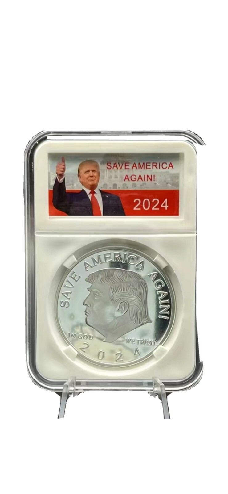 SAVE AMERICA AGAIN Donald Trump 2024 Coin US Novelty Coin