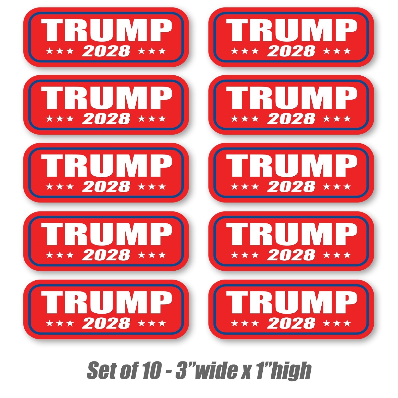Trump 2028 stickers American Presidential decal hard hat sticker phone laptop 10