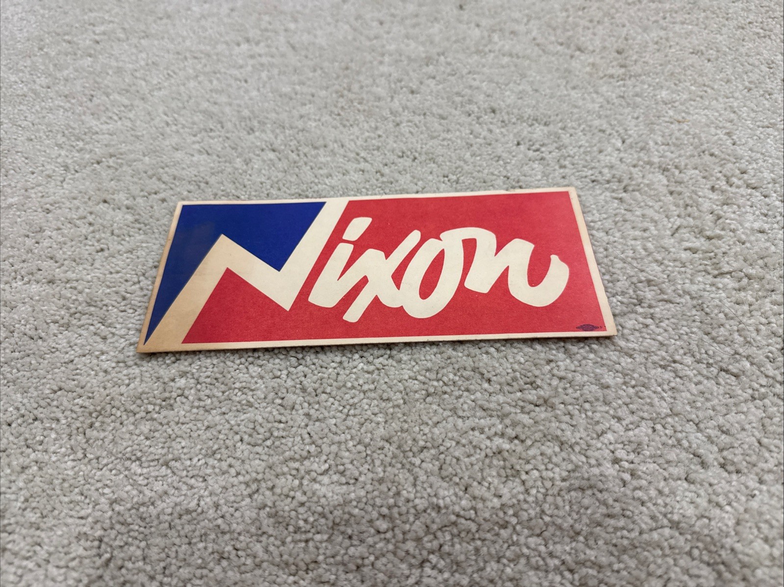 Vintage Nixon Bumper Sticker 3.5″ x 8″