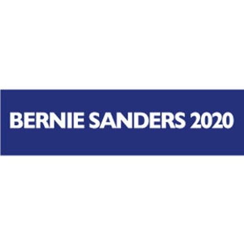 BERNIE SANDERS 2020 3×12 Inch Bumper Vinyl Sticker