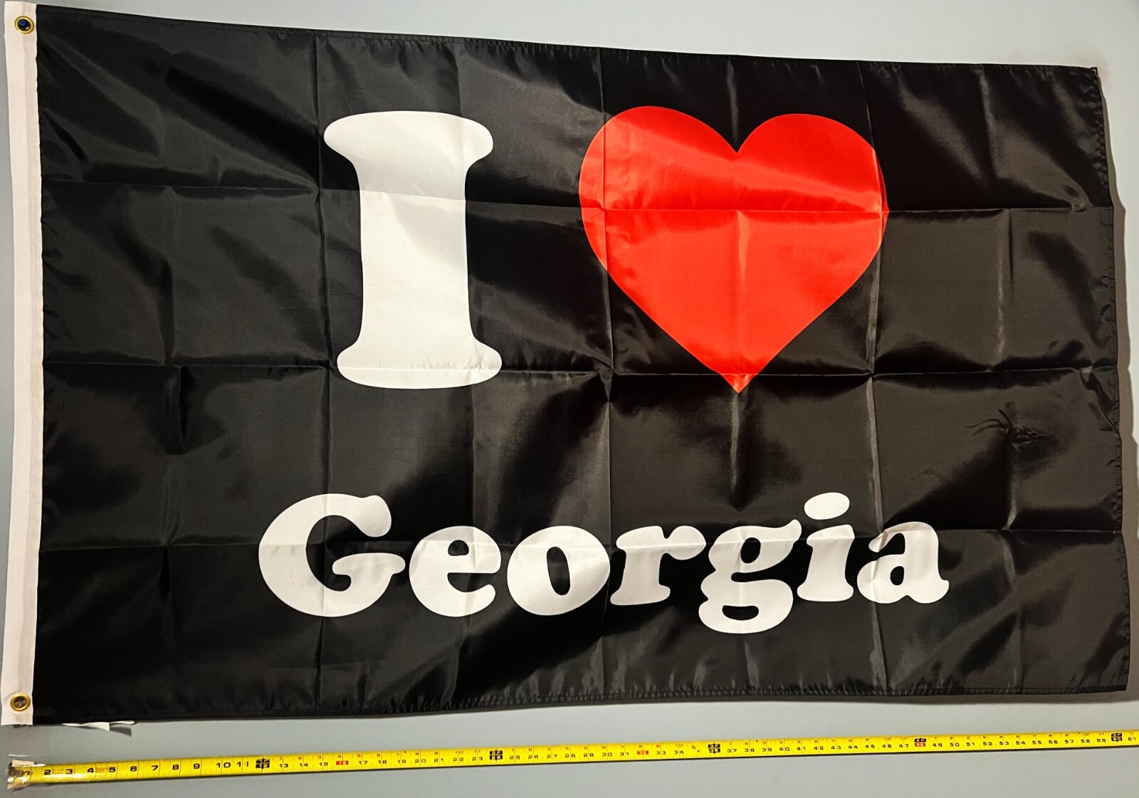 Georgia FLAG FREE USA SHIP State Flag Dorm College Poster Beer Sign USA 3×5′