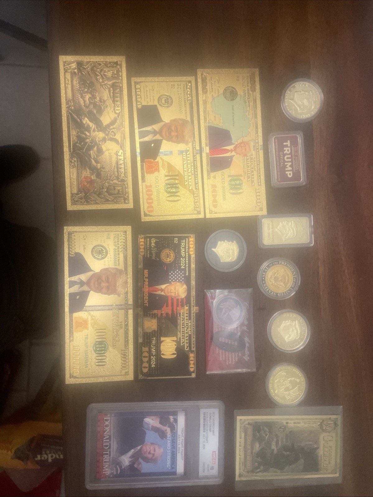 13 Pieces of Donald Trump & 1/2 Florida Goldback