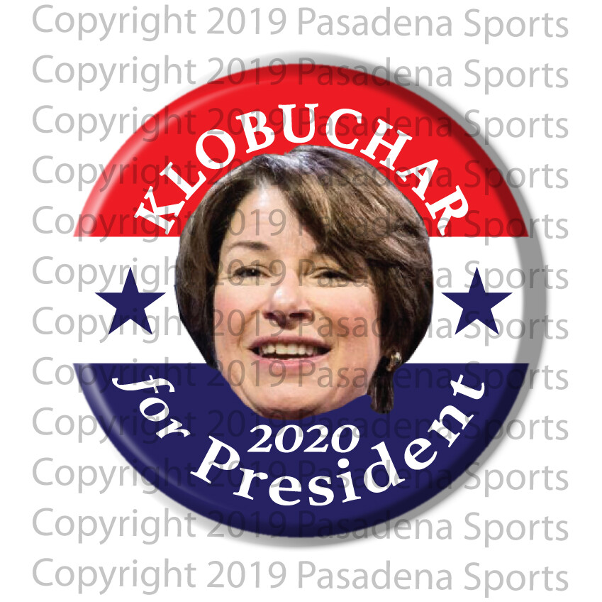 2020 AMY KLOBUCHAR FOR PRESIDENT 2.25″ CAMPAIGN BUTTON aksd made in AZ USA