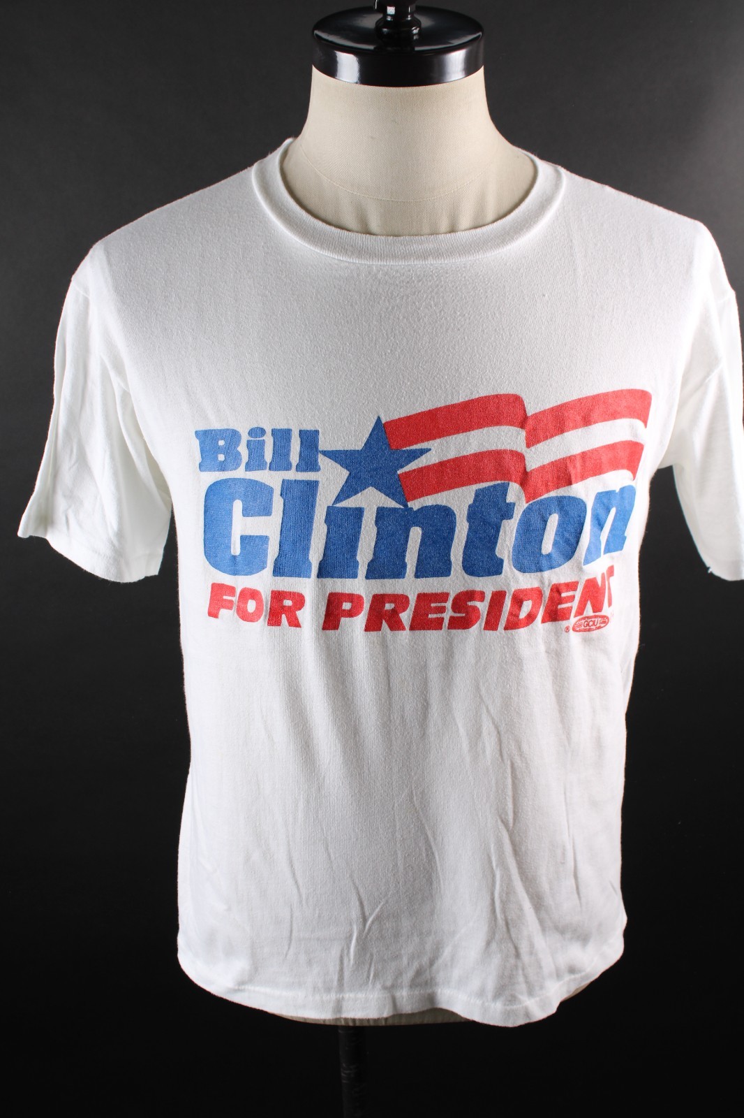 Vintage 1990s Bill Clinton Al Gore Campaign T-Shirt Mens Size XL