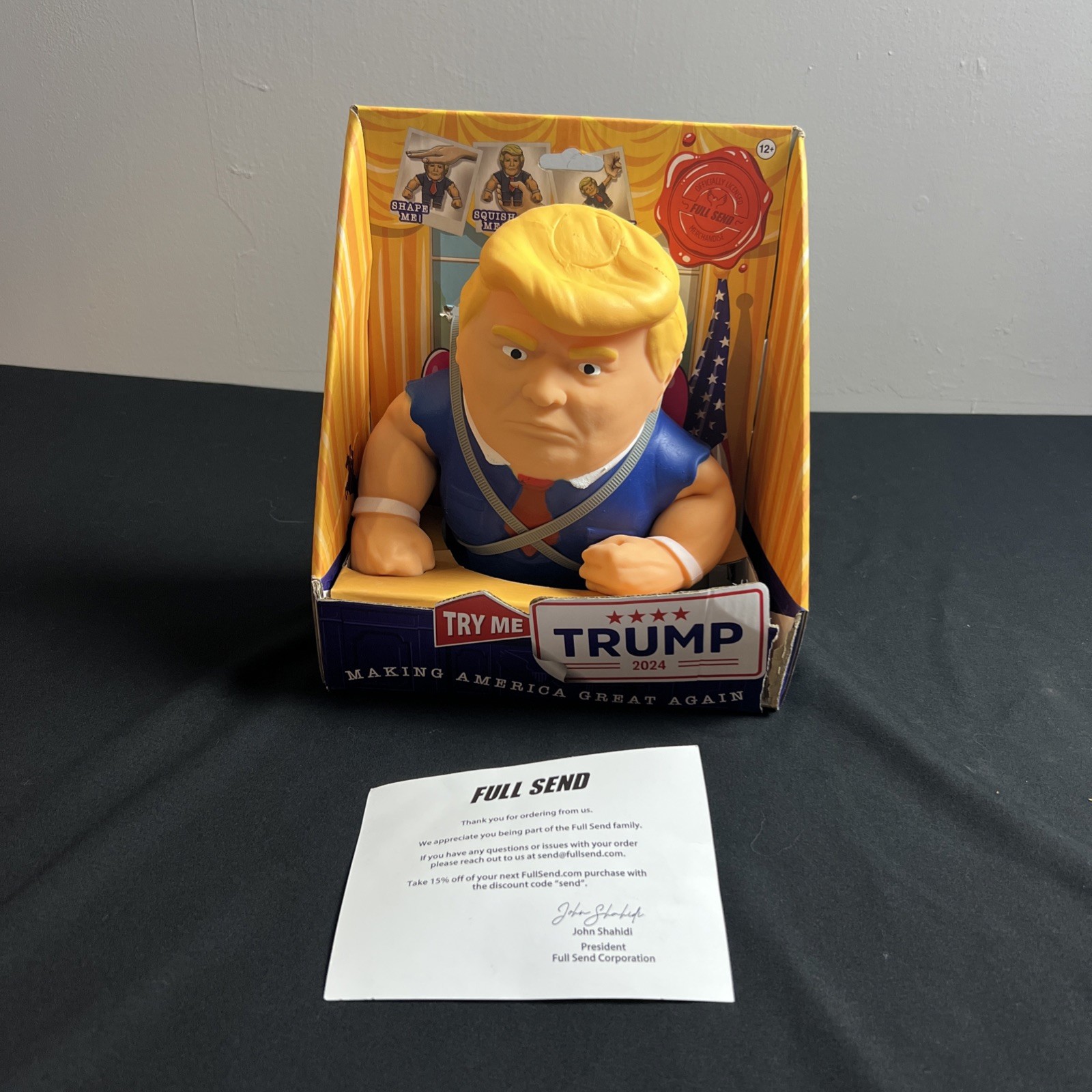 Full Send Trump 2024 Toy Figure