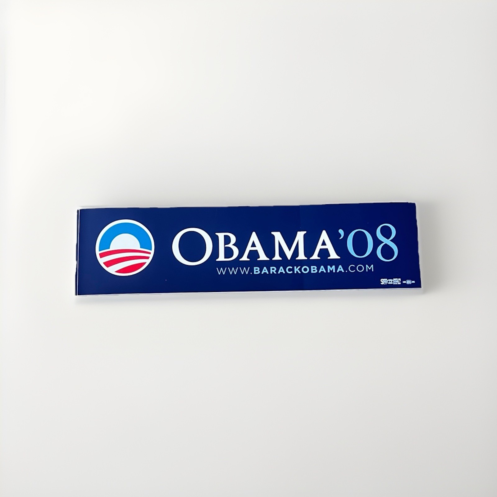 Original, Official Barack Obama for President 2008 Bumper Sticker