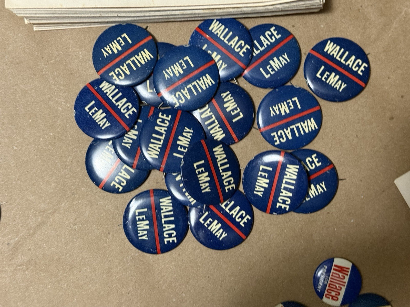 George Wallace 1968 Campaign Material Lot