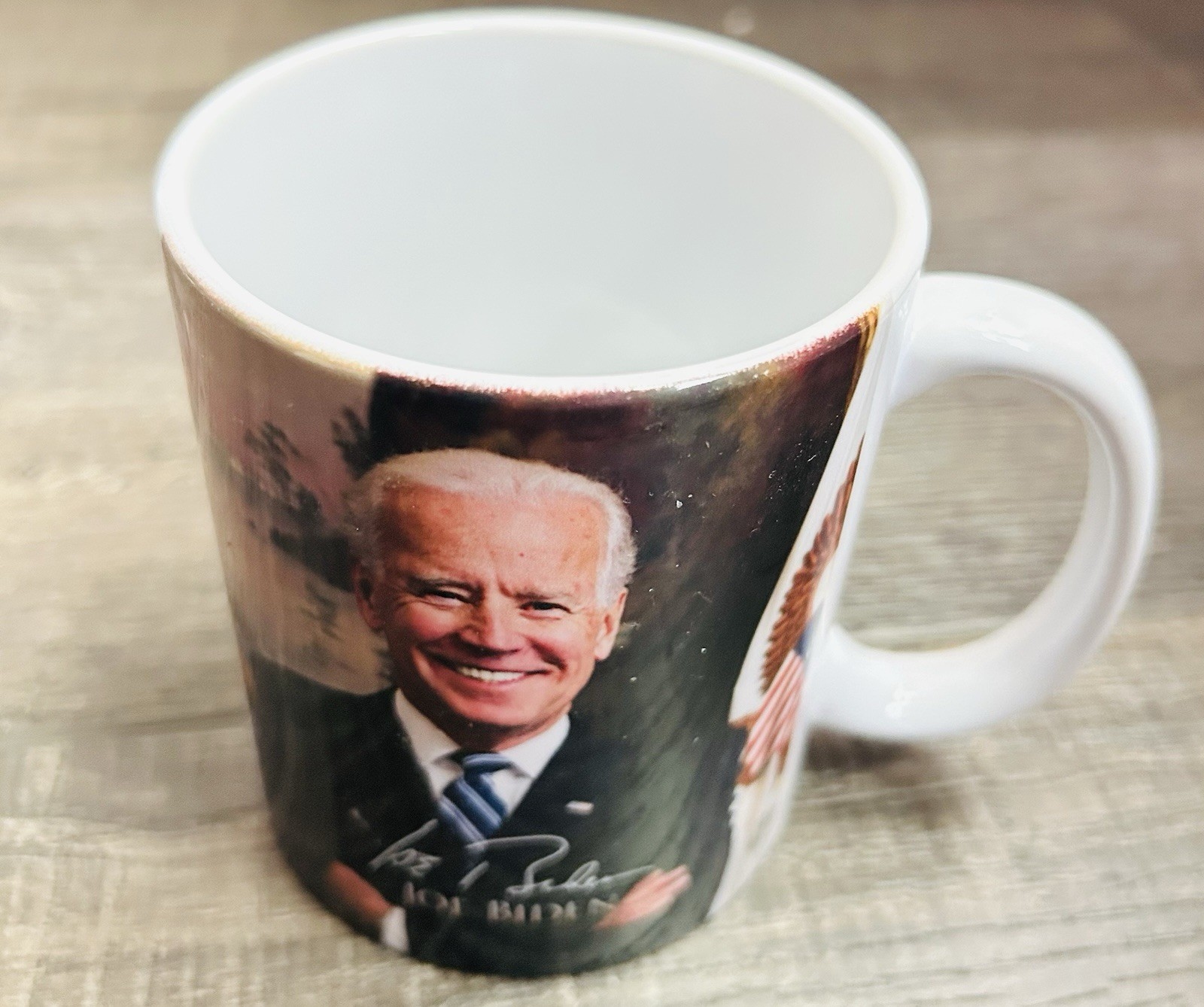 USA 46th President Of US Joe Biden Coffee Cup Tea Mug Double images Portrait