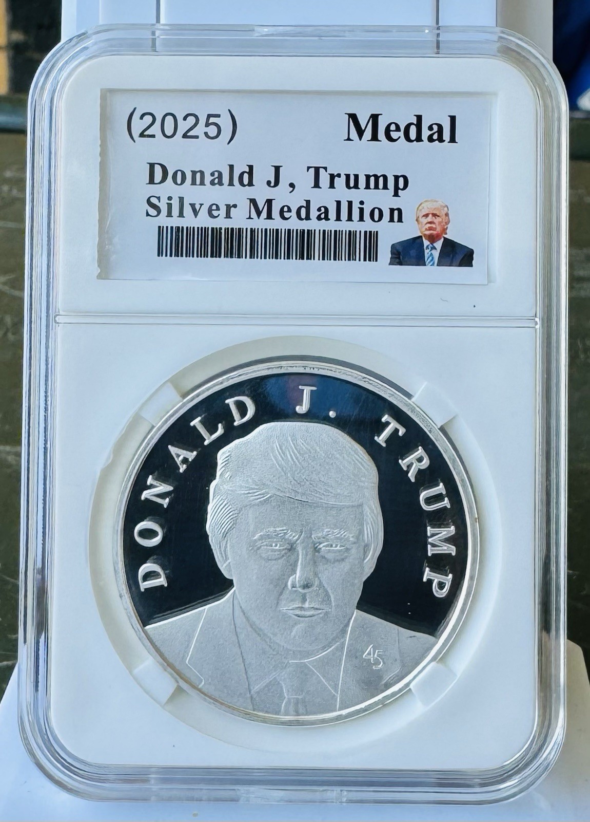 DONALD J. TRUMP – 2025🔥”MEDAL” TRUMP COINS (1) OZ .999 FINE “SILVER MEDALLION”