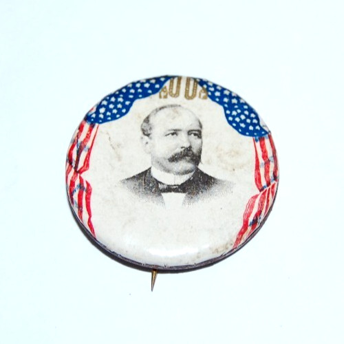 1904 ALTON PARKER 1.25″ campaign pin pinback button political president FLAG x