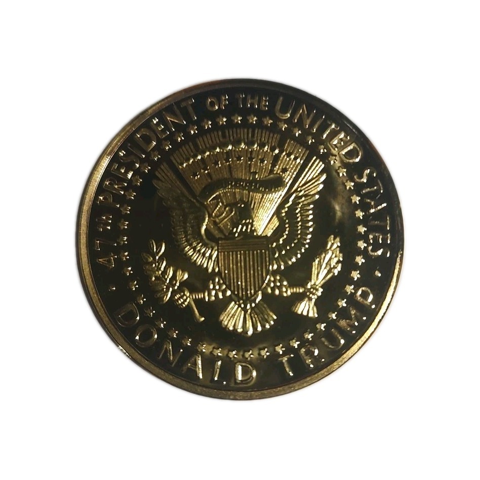2024 Donald Trump Coin President Gold IN GOD WE TRUST Coins New