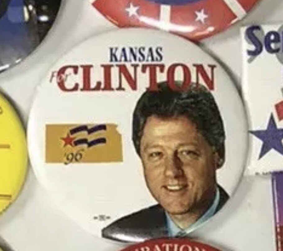 Bill Clinton Campaign Political Buttons Photo pins only 20 pcs USA 4 Bill