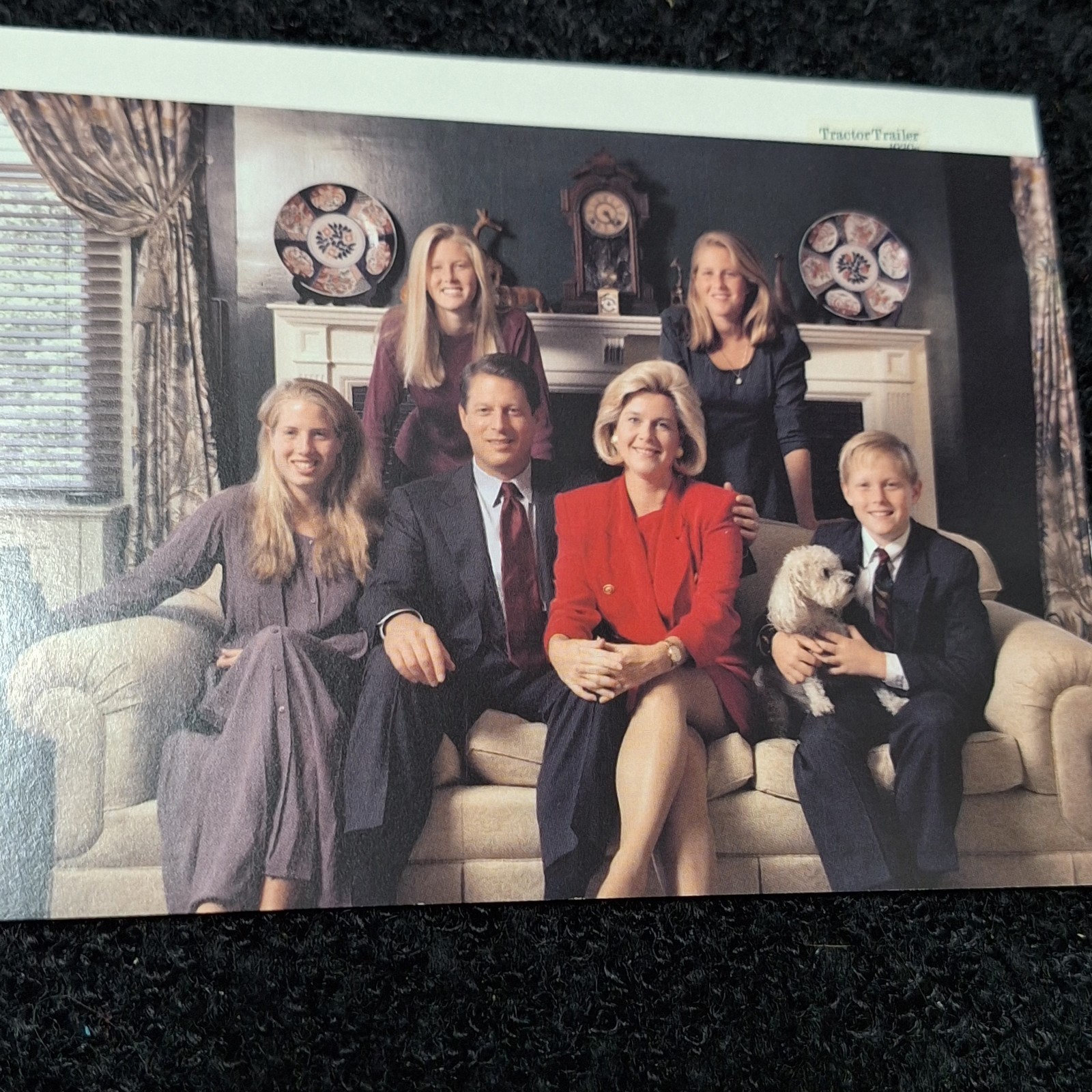 Vice President Al Gore Family Christmas Cards 1990s White House W/ Envelopes
