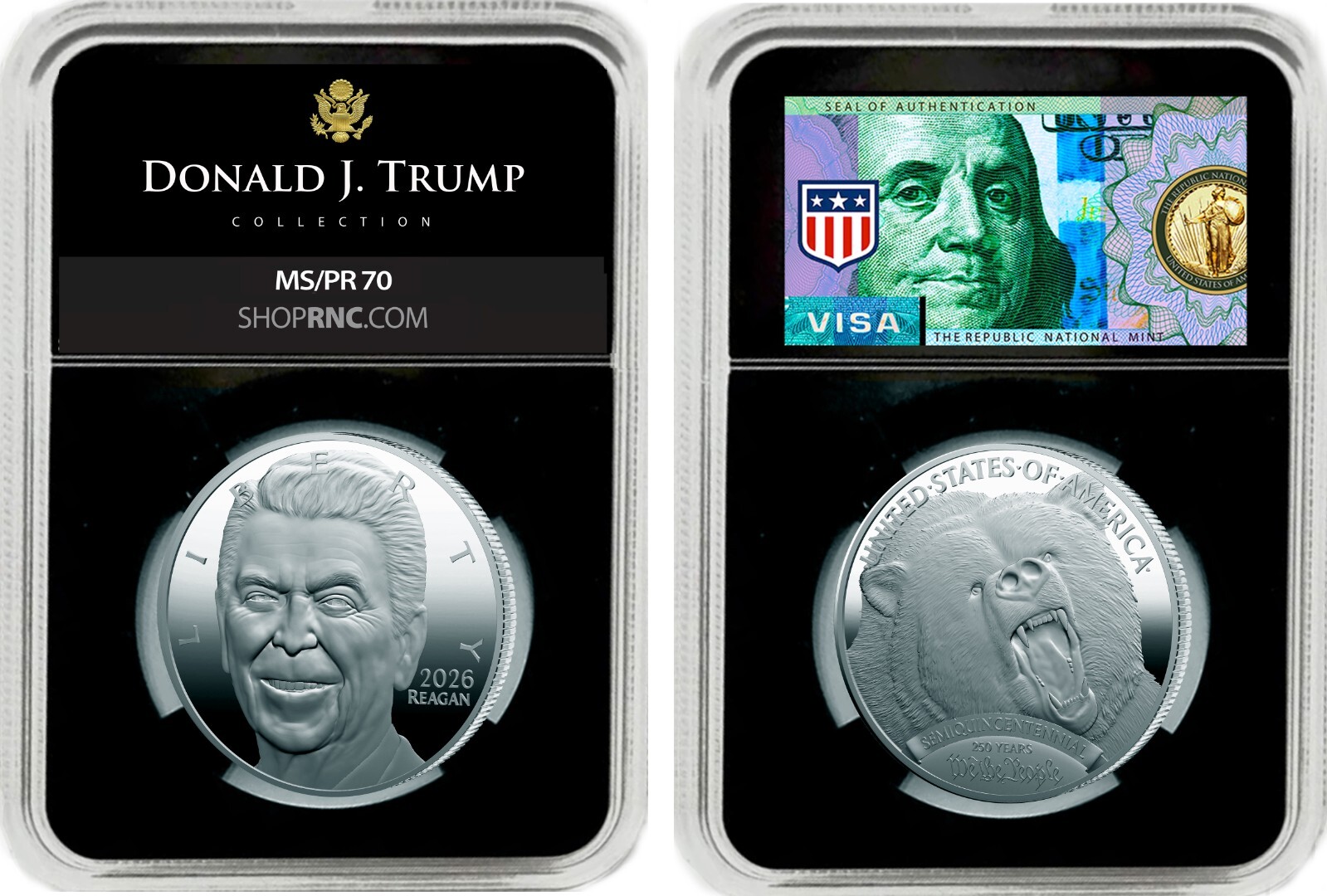 2026 Men of MAGA Patriot Silver Double Eagle Commemorative Set (8 Coins)
