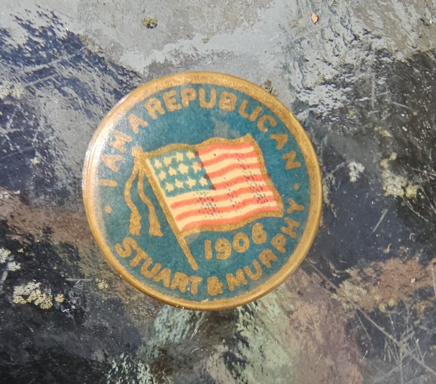 Vintage Rupublican Pinback 1906