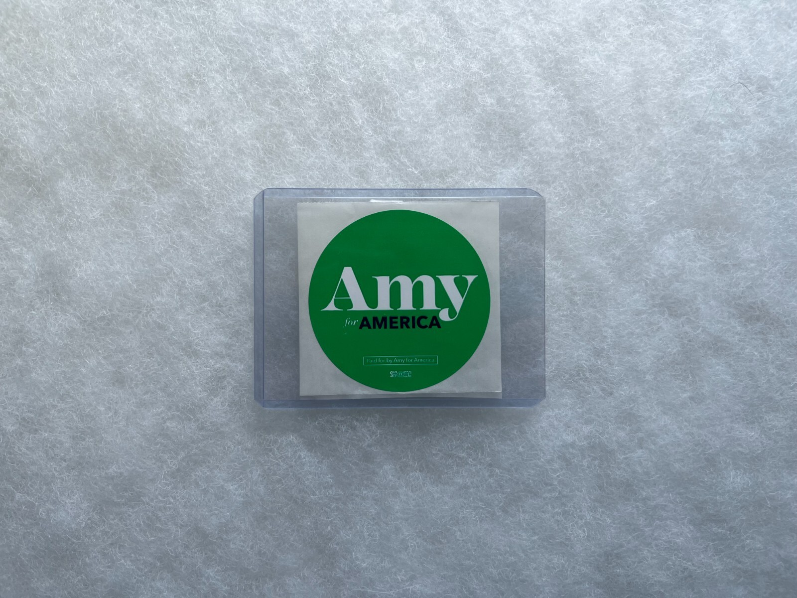 2020 Democratic Primary Amy Klobuchar for President Campaign Sticker