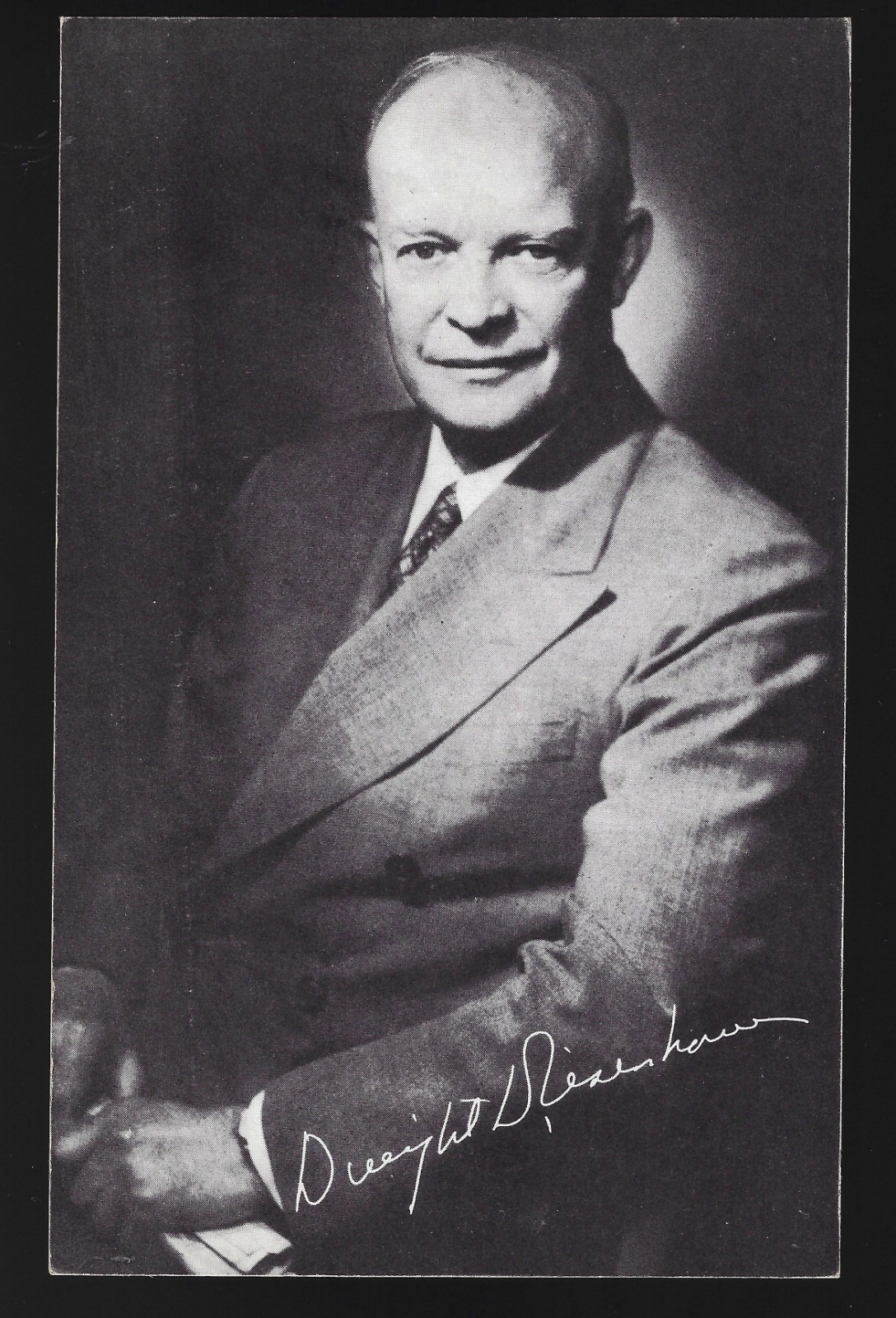 Popular 1952 I Like Ike Dwight Eisenhower Presidential Campaign Slogan Postcard