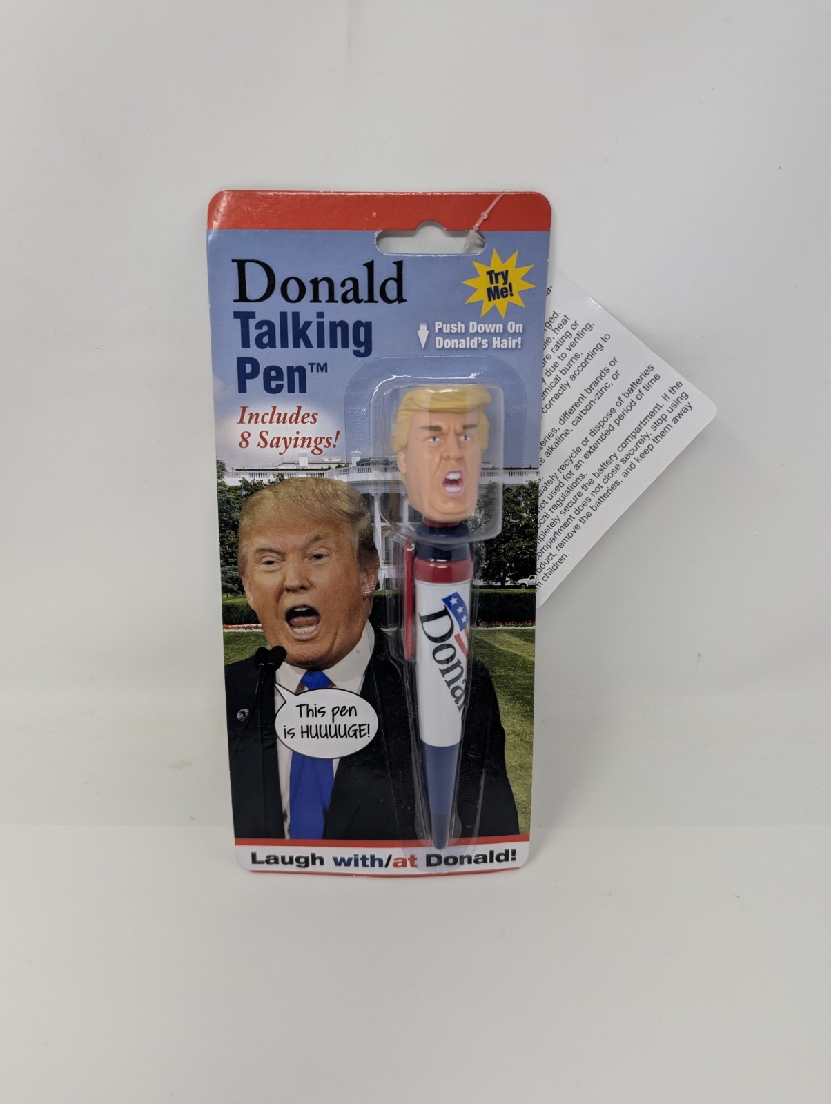 Talking Donald Trump Pen, Collectible Edition – 8 Sayings in His Real Voice