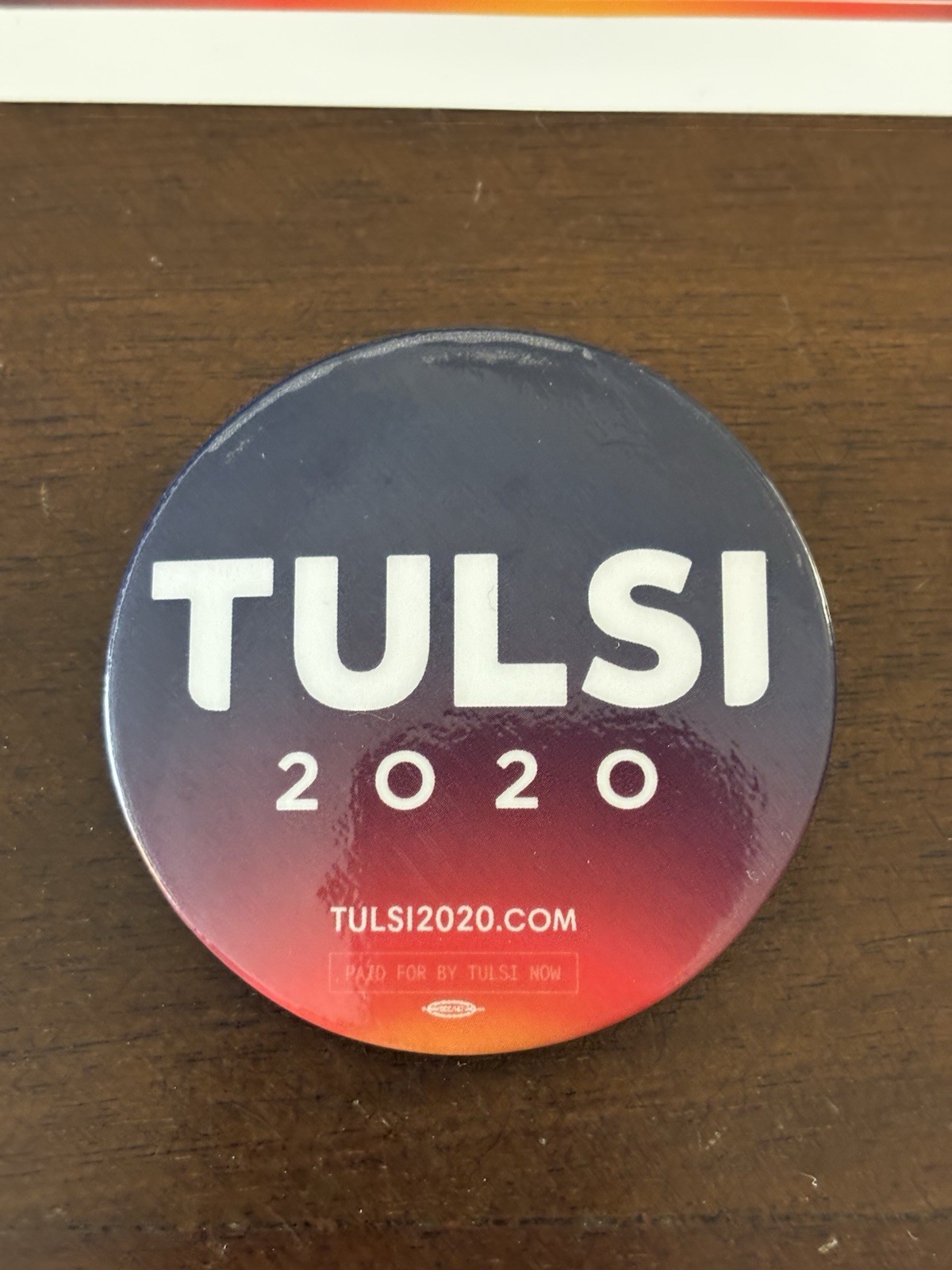 Tulsi Gabbard 2020 Stickers, Pin , Wristband And Hat
