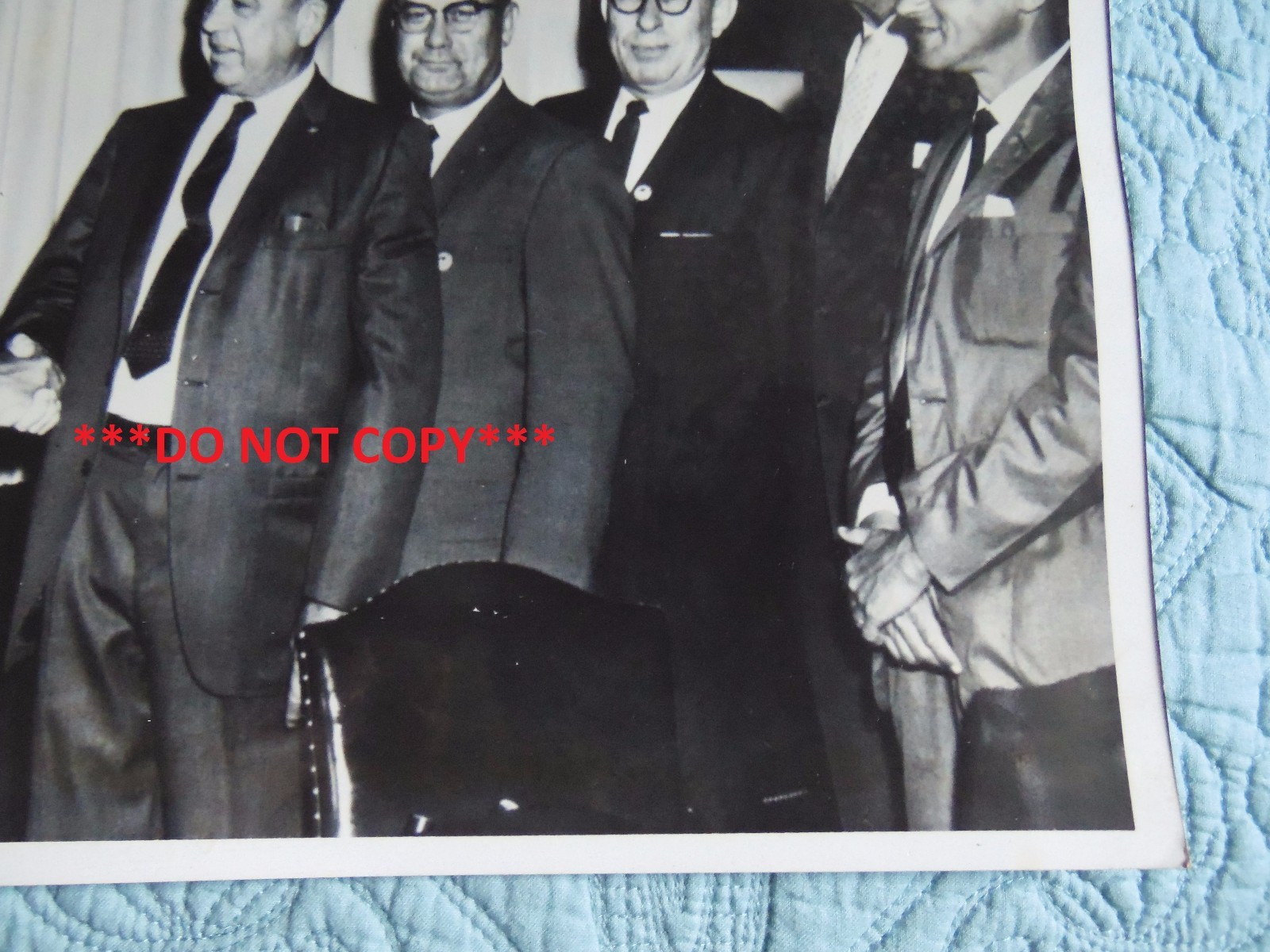1960 Senator Kennedy JFK President Estes Kefauver Photo & US Senate Memorandum