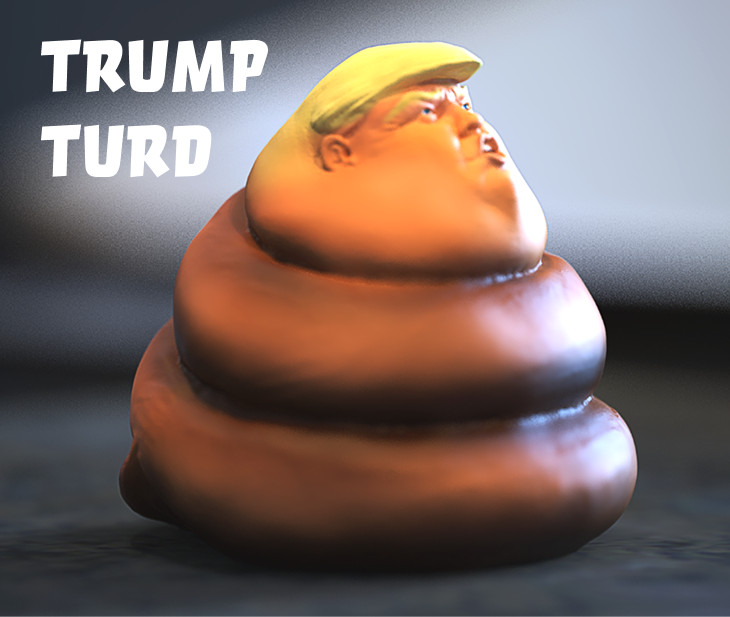 “Trump Turd” Squishy – Throw it, step on it, squish it!