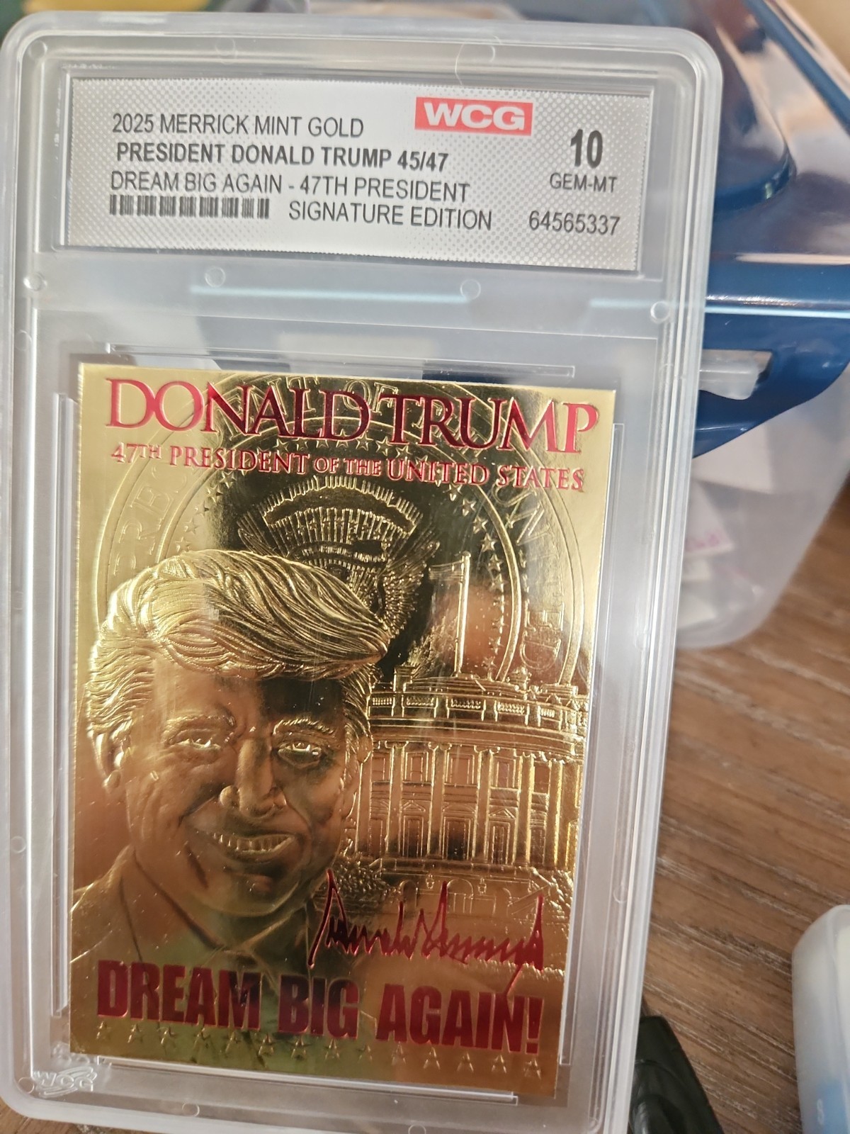 2025 Merrict Mint Gold President Trump 45/47th Dream Big Again 47th…