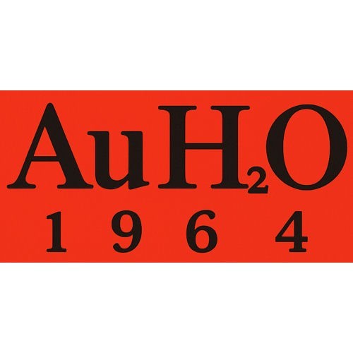 Barry Goldwater AU H20 For 1964 President Campaign Bumper Sticker