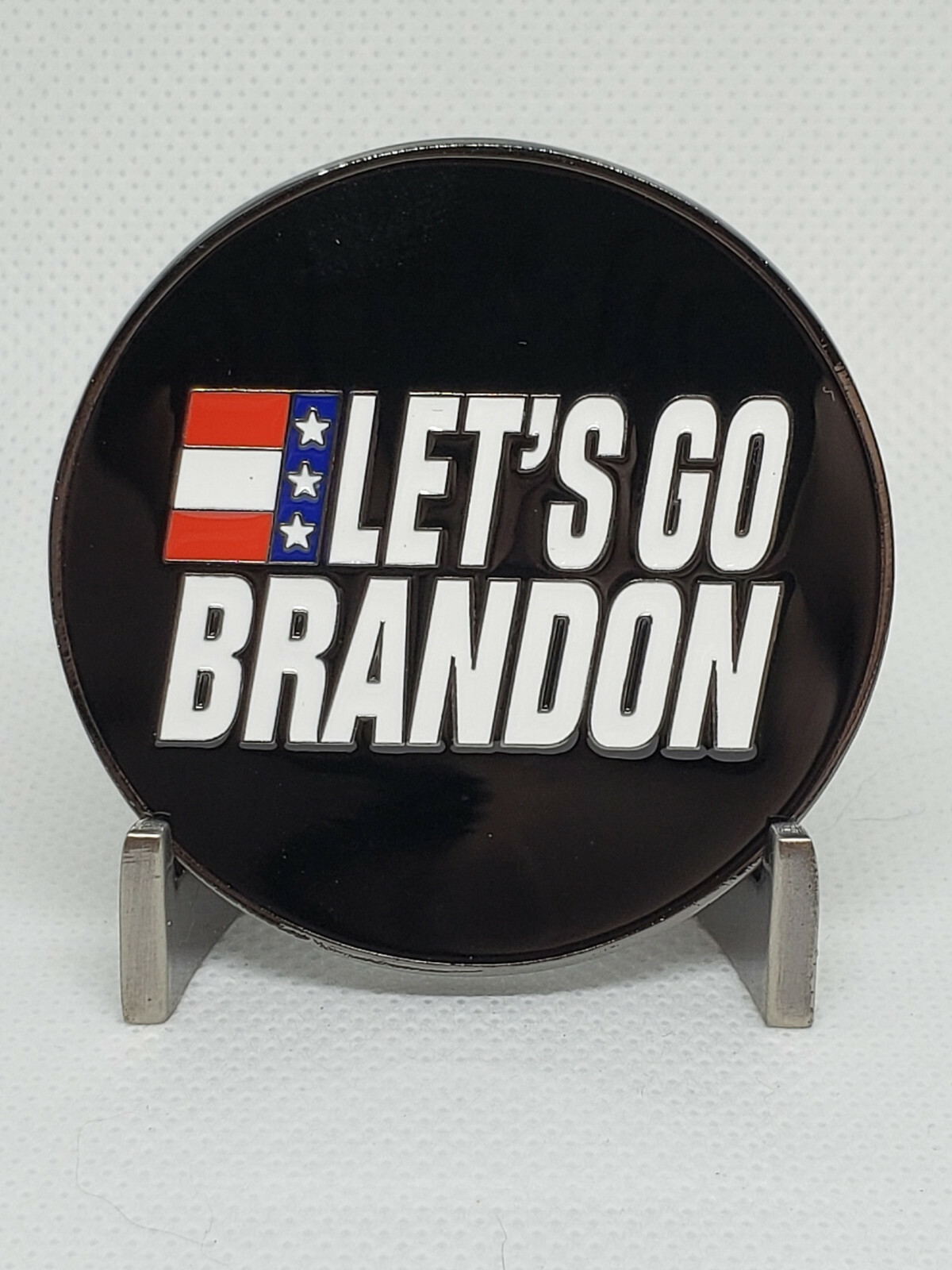 Let’s Go Brandon Trump 2024 challenge coin – funny gag gift for Left or Right!
