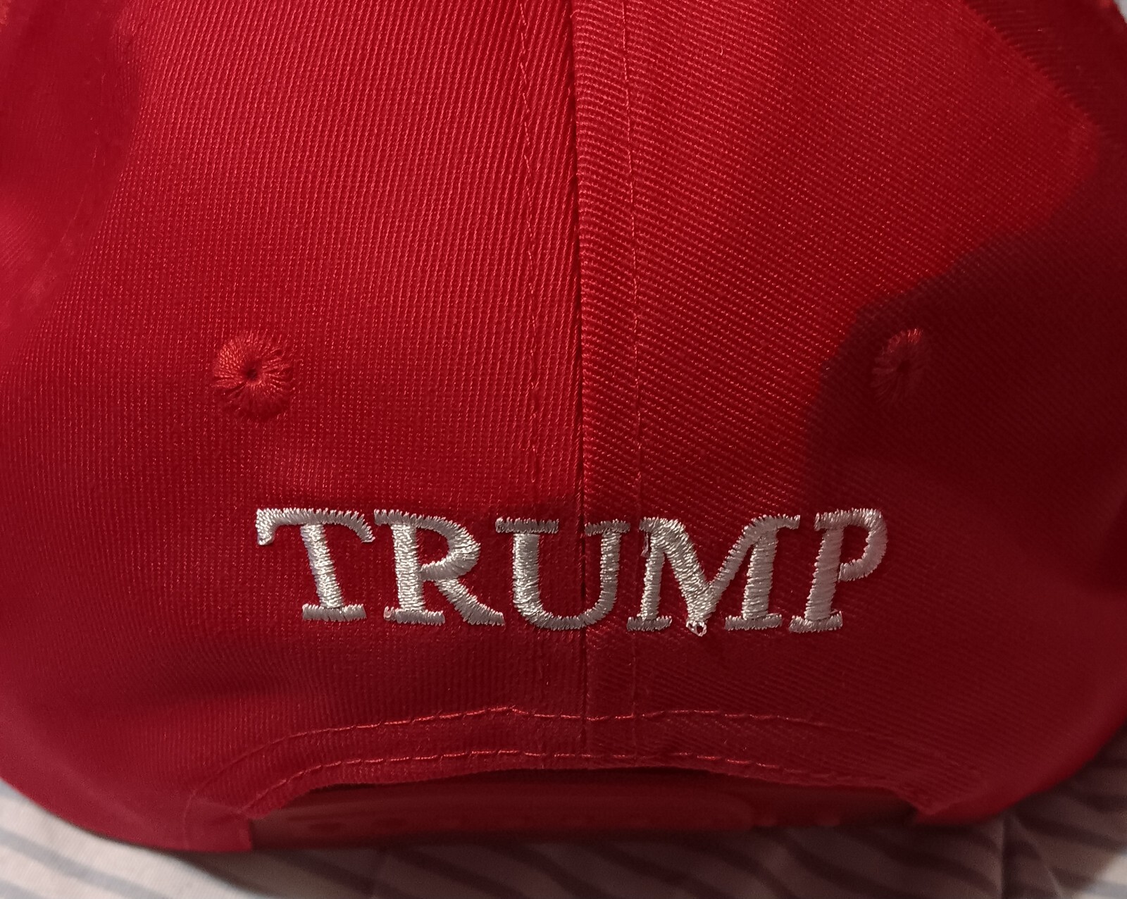 Red & White Trump 45-47 Make America Great Again 2024 MAGA Hat USA MADE