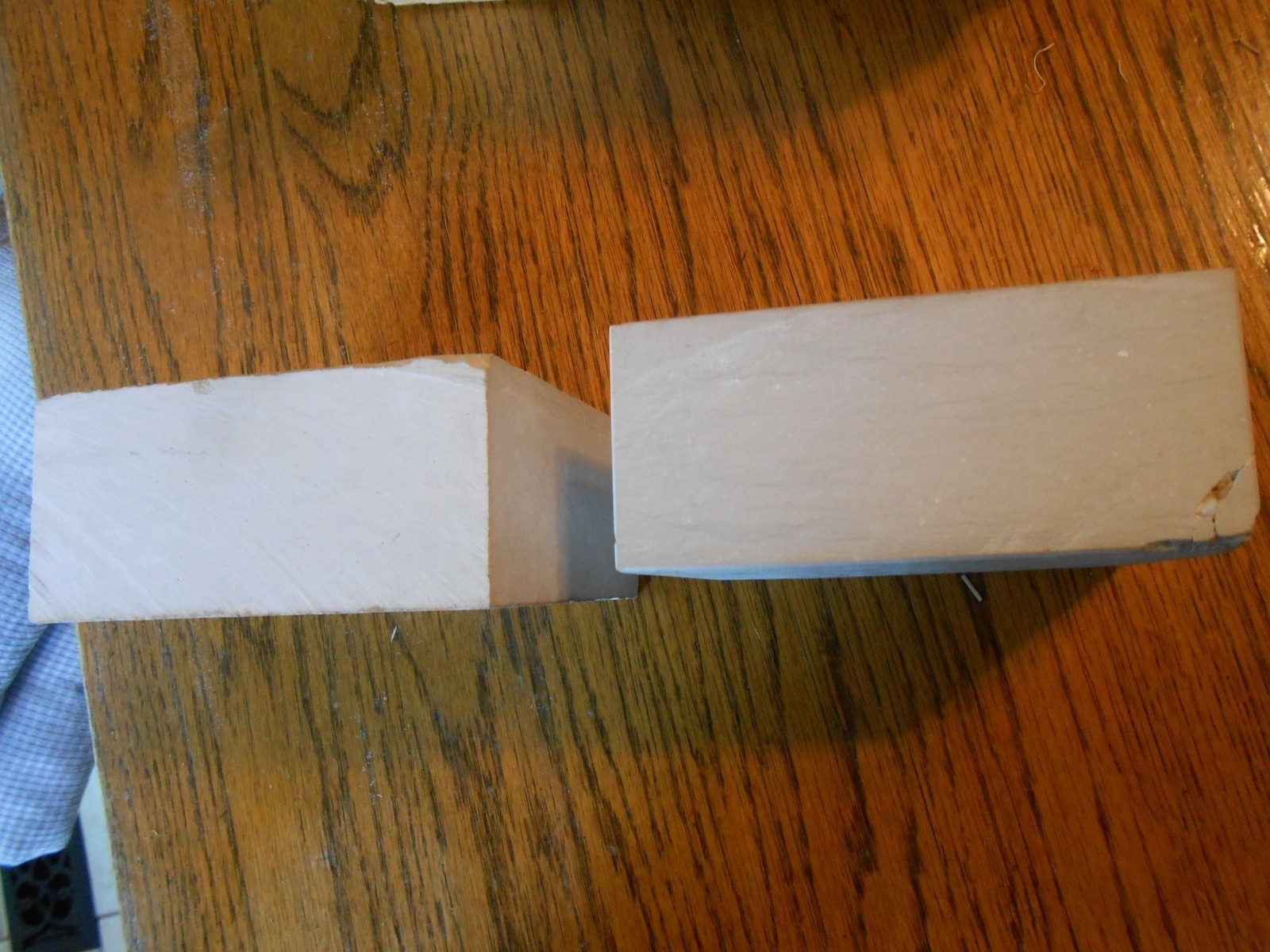 ORIGINAL 2 PIECES W/BOX FROM 1950 TRUMAN WHITE HOUSE RESTORATION RELICS