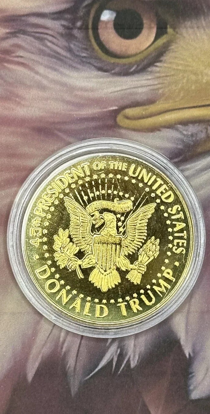 2024 Donald Trump Gold & Silver Commerative Coin Bundle(4) “TAKE AMERICA BACK”