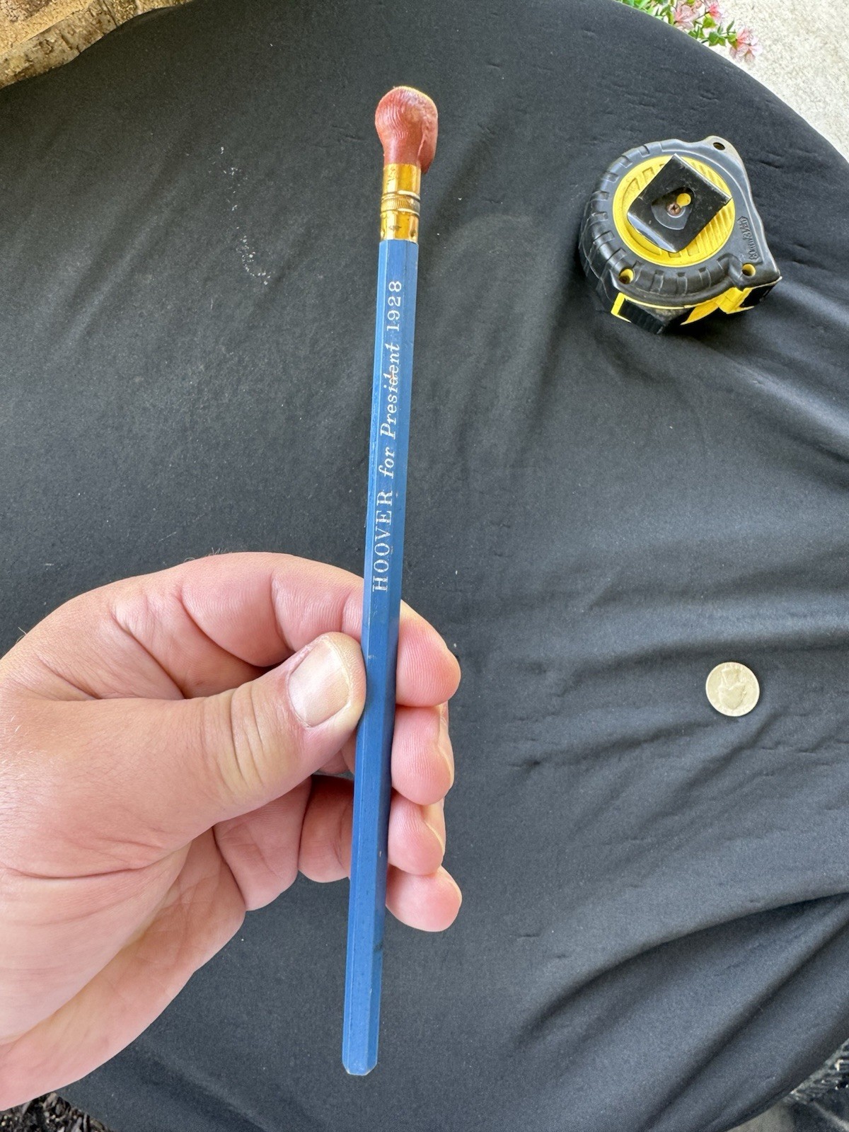 Antique 1928 Herbert Hoover Presidential Election Campaign Pencil (Authentic)