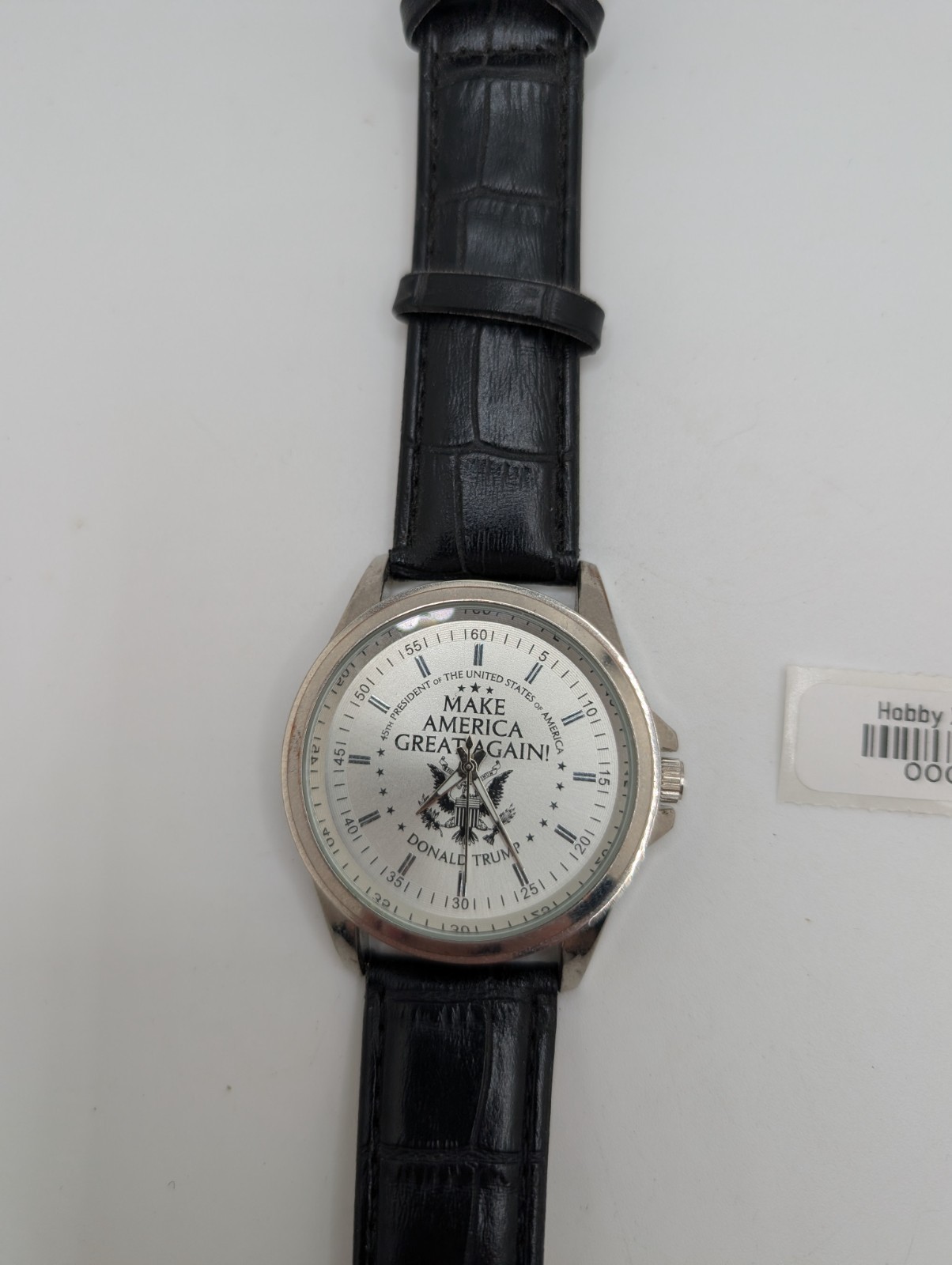 Donald Trump Make America Great Again Watch MAGA Presidential Seal Black Strap