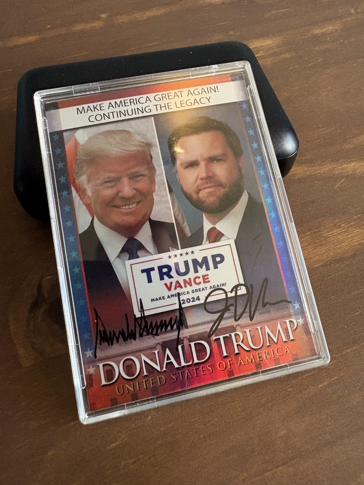 Donald Trump JD Vance “Make America Great Again” Trading Card